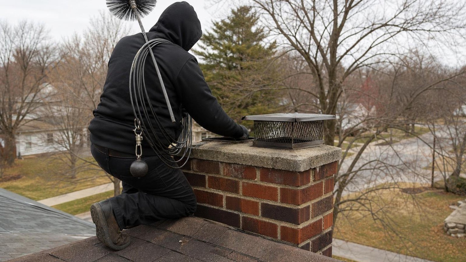 Practical chimney sweep & inspection in Affton